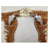 VIEW 2 NICE CAP PISTOLS W/ HOLSTER 