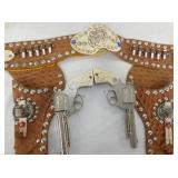 VIEW 2 CLOSEUP RED RANGER PISTOL SET 