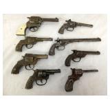 COLLECTION CAP PISTOLS GENE AUTRY, ETC 