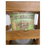 VIEW 2 CLOSEUP LABEL W/ WOODEN CRATE 