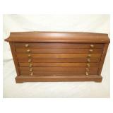 20X12 7 DRAWER JEWELRY CASE 