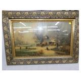 38X24 LGGOLD FRAMED PICTURE 