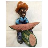 9IN ALBERT HODGE FOLK POTTERY 
