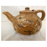 9IN HILTON DECORATED TEAPOT 