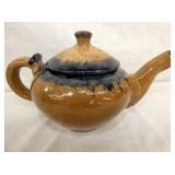 10IN HILTON TEAPOT W/ COBALT 