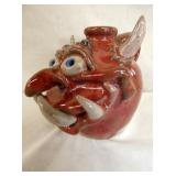 VIEW 2 SIDE VIEW PHELPS FACE DEVIL JUG 