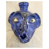 9IN CHARLES LISK FACE JUG 
