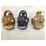 5 1/2IN RANDY TOBIAS FACE JUGS 