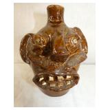 7IN E.J BROWN FACE JUG 