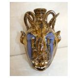 9IN DEVIL FACE JUG MARKED MJB 