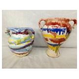 7,8IN MULTI COLOR COLE VASES 