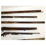 GROUP PICTURE BLACK POWDER RIFLES 