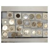 SILVER, PERU, JAMACIA COINS 
