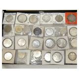 COMM. SILVER COINS, MINTS, ETC 