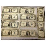 1935,1957 $1 BLUE SEALS 