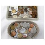 VARIOUS FOREIGN COINS 