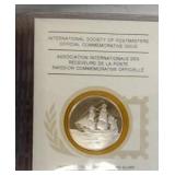 SET 16 INTER. NATIONAL COINS/STAMPS 