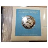 COMM. MEDAL, 1ST DAY STAMP 