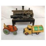 STEAM ENGINE,DINKY TRUCK & TRACTOR 
