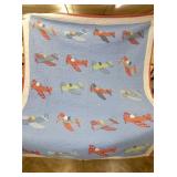 HANDMADE AIRPLANE QUILT 