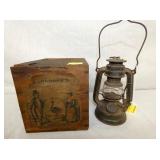 LONDRESS ADV. BOX, UNUSUAL SIZE LANTERN 