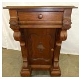 WALNUT DAVENPORT DESK 