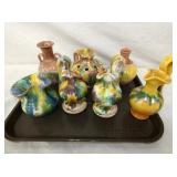COLLECTION MULI COLOR POTTERY 