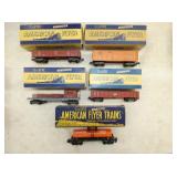 AMERICAN FLYER TRAINS W/ BOXES 