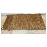 VIEW 2 OAK INDUSTRIAL CART 