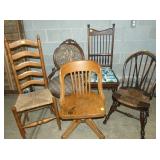 VARIOUS CHAIRS 