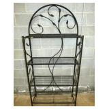 MODERN IRON BAKERS RACK 