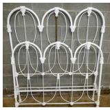 EARLY HEAVY IRON BED 