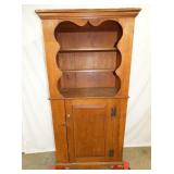 EARLY PINE FLATWALL CUPBOARD 