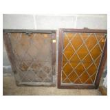 2 MATCHING 26IN STAINED WINDOWS 