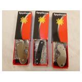 SPYDERCO KNIVES W/ BOXES 