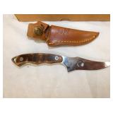 VIEW 2 CLOSEUP ELK RIDGE KNIFE W/ SHEATH