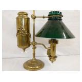 VIEW 2 CLOSEUP BRASS STUDENT LAMP 