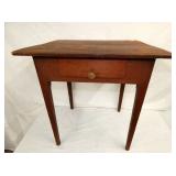 25X27 1/2 EARLY PRIM. PEGGED TABLE 