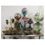 COLLECTION PARLOR LAMPS 