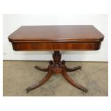 MAH. QUEEN ANN GAME TABLE 