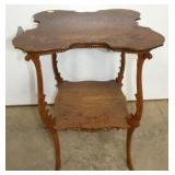 UNUSAUL OAK CLOVER LEAF CENTER TABLE 