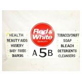 VIEW 2 47X24 STORE RED/WHITE SIGN 