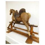 VIEW 4 BACKSIDE UNUSUAL GLIDING HORSE 