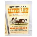 14X20 HARNESS RACES POSTER 