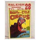 14X22 RALEIGH BEATTY/COLE POSTERS 
