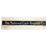 4X42 CAST ALUM. NATIONAL CASH REG. SIGN 