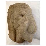 VIEW 6 FRONT VIEW CARVED FACIAL STONE 