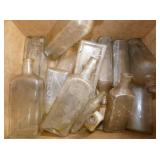 VARIOUS EARLY DRUG STORE BOTTLES 