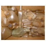 VARIOUS EARLY DRUG STORE BOTTLES 