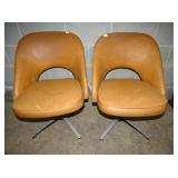 PAIR MID CENTURY CHAIRS 